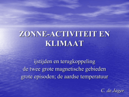Zon en klimaat, 2014 - De Groene Rekenkamer