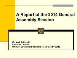2014 General Assembly Summary
