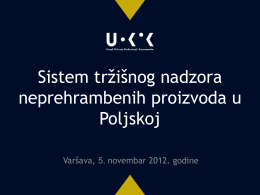 Систем тржишног надзора непрехрамбених производа у Пољској