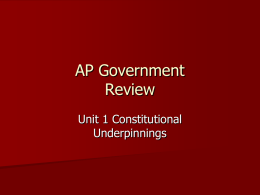 AP Government PPT Review #2