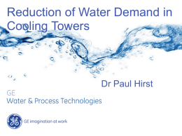 Commercial Operations AP - GE Water & Process Technologies