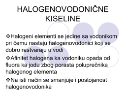 Халогеноводоничне киселине (Б. Кујовић)
