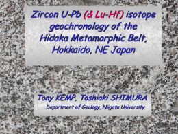 Lu-Hf isotopes in zircon