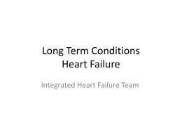 Integrated Heart Failure Nurse - Croydon Health Services NHS Trust