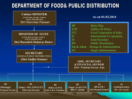 JS - Department of Food & Public Distribution