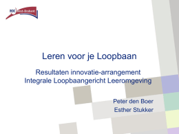 PowerPoint Presentation - Onderzoeksbureau Onderzoekend Leren