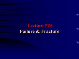 linear fracture mechanics