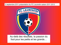 Diapositive 1 - Fc Laurentin