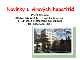 Postupy u akutních virových hepatitid - Moje