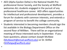 Premed advising slides