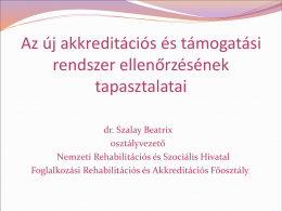 Dr. Szalay Beatrix előadása