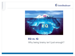 EQ vs. IQ PowerPoint