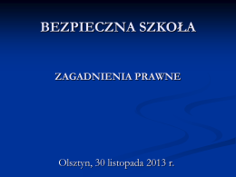 PODSTAWOWE AKTY PRAWNE WPŁYWAJACE NA STATUS