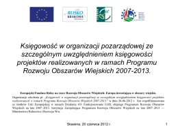 Księgowości w organizacji pozarządowej