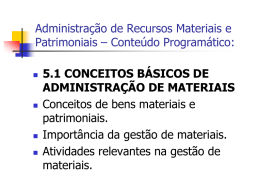 Aula 1B1 - Conte&uacute;do Program&aacute;tico