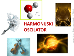 Harmonijski oscilator