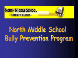 North Bully Prevention Presentation to the Board