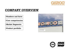 CARCO presentation