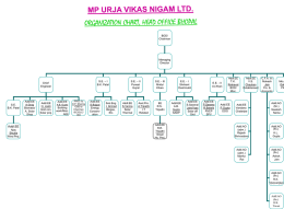 18-Organization Chart - Urja Vikas Nigam Limited, Bhopal ( Madhya