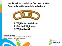 Het Dordtse model in Dordrecht West - DSP