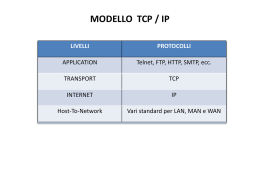 MODELLO TCP / IP - Vittorio Veneto