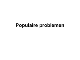 PP Populaire problemen