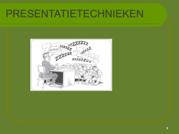 PRESENTATIETECHNIEKEN uit mindmap