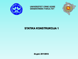 Predavanje 3_SK1 - GRAĐEVINSKI FAKULTET