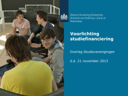 presentatie DUO - Overleg Studieverenigingen