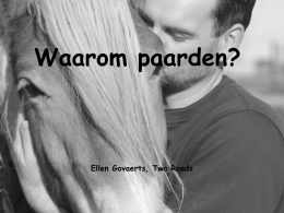 Ellen Govaerts - Waarom paarden