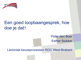 Een goed loopbaangesprek