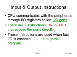 6-Input & Output Instructions-ch4
