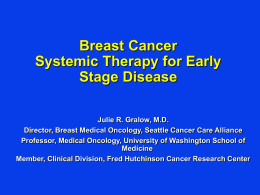 09.Systemic Therapy for Early Stage Disease