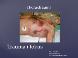 Thoraxtrauma
