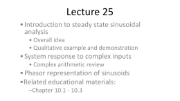 Lecture 25 slides