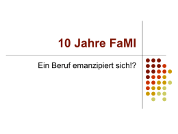 10 Jahre FaMI - Robert-Schmidt