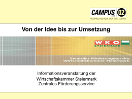 FH CAMPUS 02 - Das Zentrale F&ouml;rderungsservice