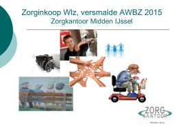 Modernisering AWBZ