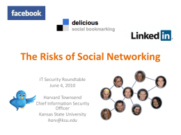 The Risks of Social Networking