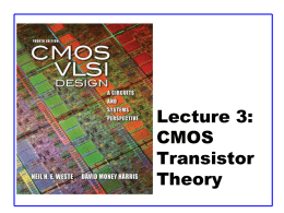 CMOS Transistor Theory