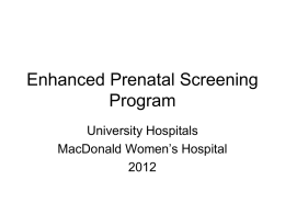 Enhanced Prenatal ppt