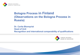 Implementation in Finland