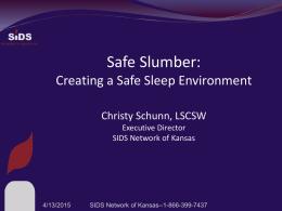 Safe Sleep Presentation