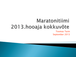 Maratonitiim 2014