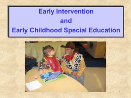 EI/ECSE - Central Oregon Disability Support Network