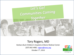 Let ` s Go! - New York State Public Health Association