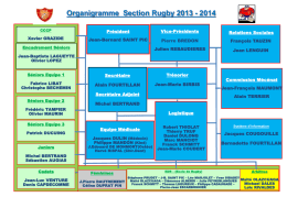 Organigramme BEC RUGBY 2013-2014