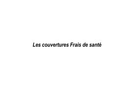 Les couvertures Frais de sant&eacute;