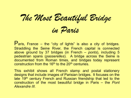 The Most Beautiful Bridge in Paris