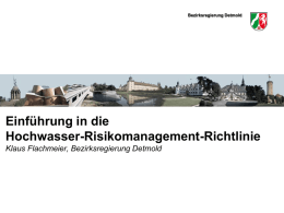 Hochwasser-Risikomanagement-Richtlinie I